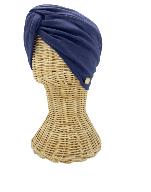 Turbante Azul Marinho