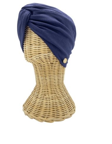 Turbante Azul Marinho