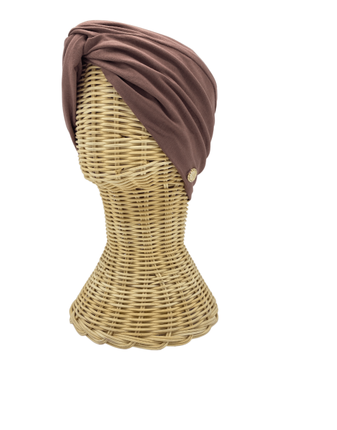 Turbante Castanho