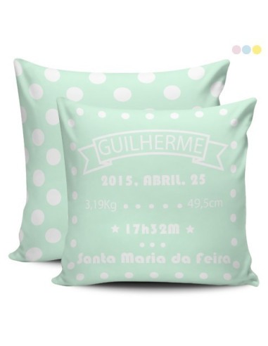 Almofada de Nascimento Bolas verde
