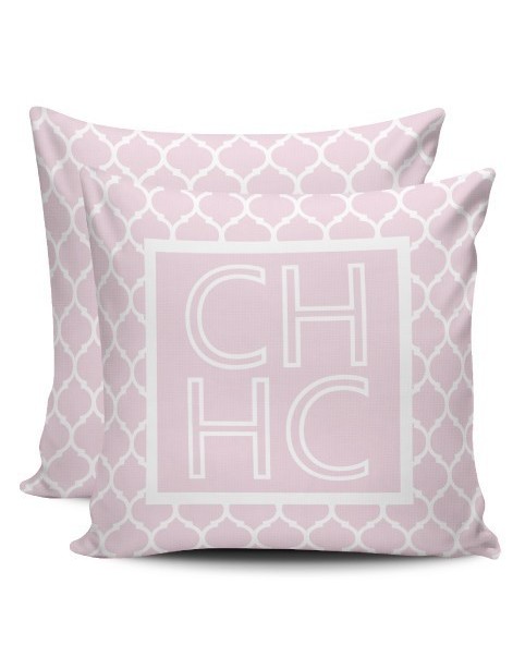 Pink USA Monogram Cushion